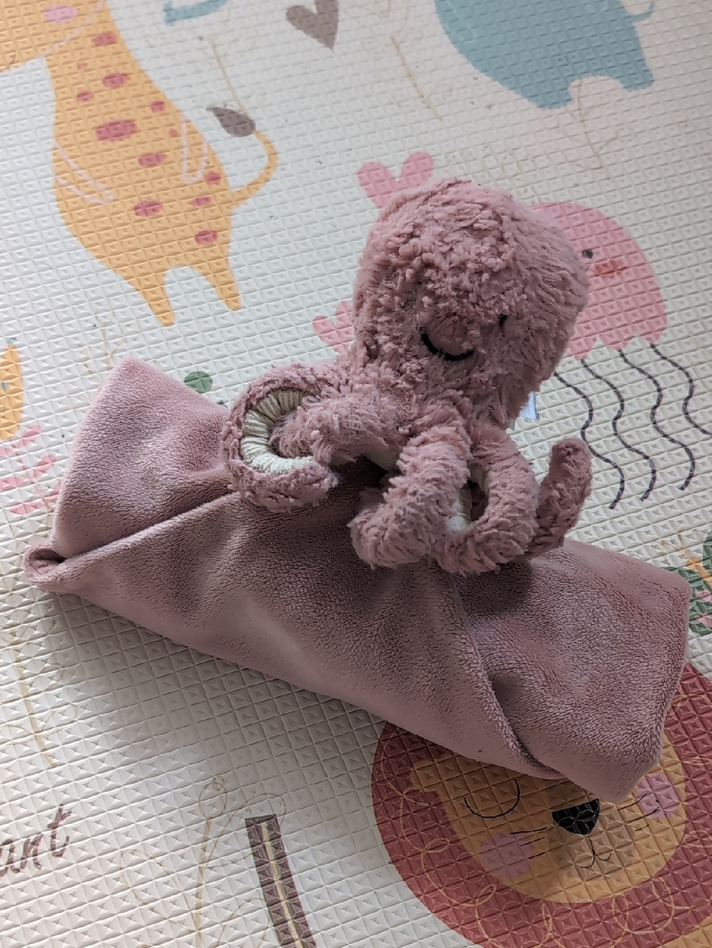 Jellycat Octopus Odell Lovey Blanket